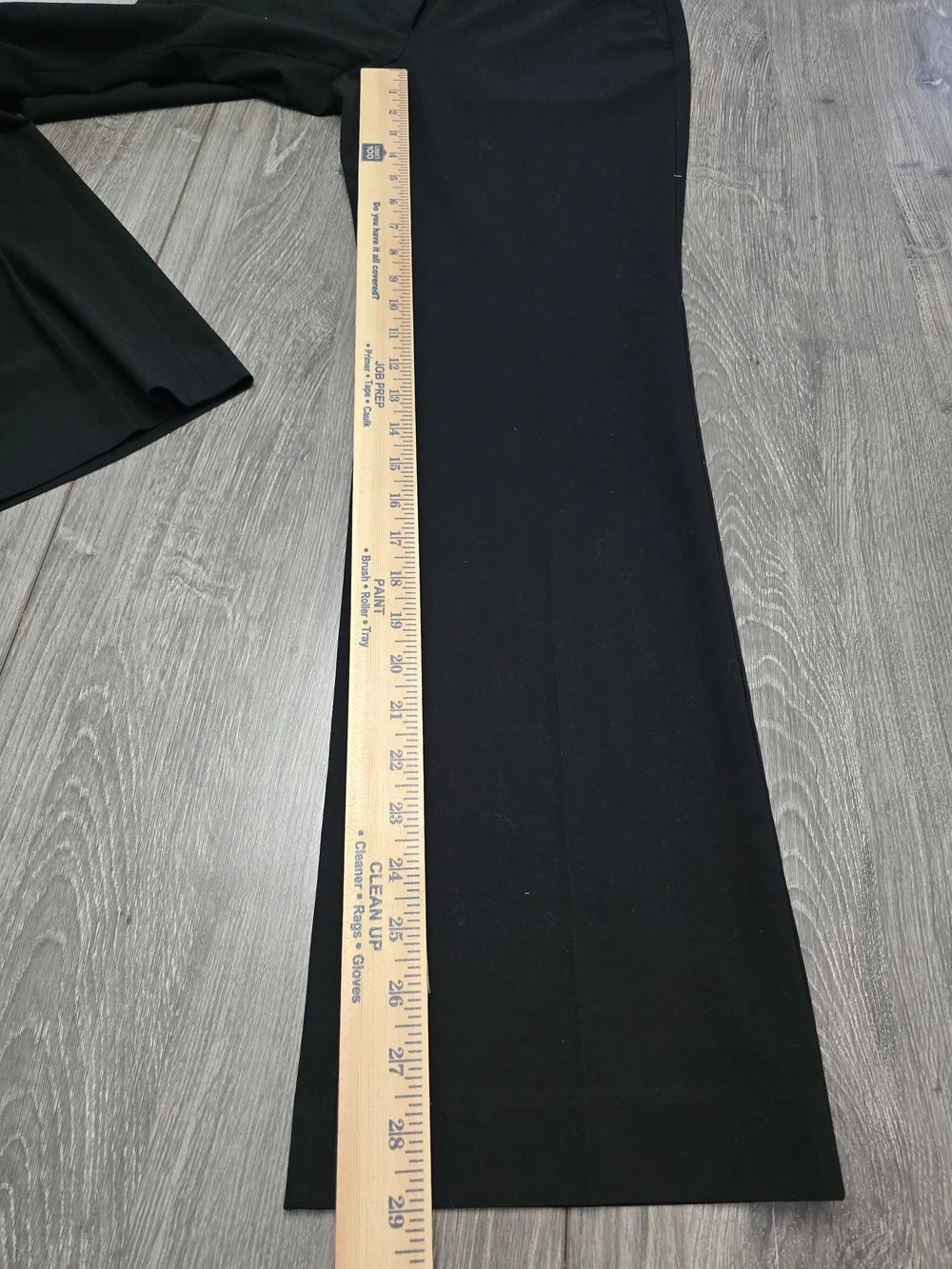 Ann Taylor Black Straight-Leg Dress Trousers 2 Petite Midrise - Picture 10 of 11
